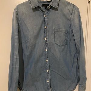 J Crew Chambray Shirt size 8